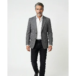 Gray Wool Blazer