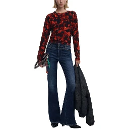Black Viscose Sweatshirt