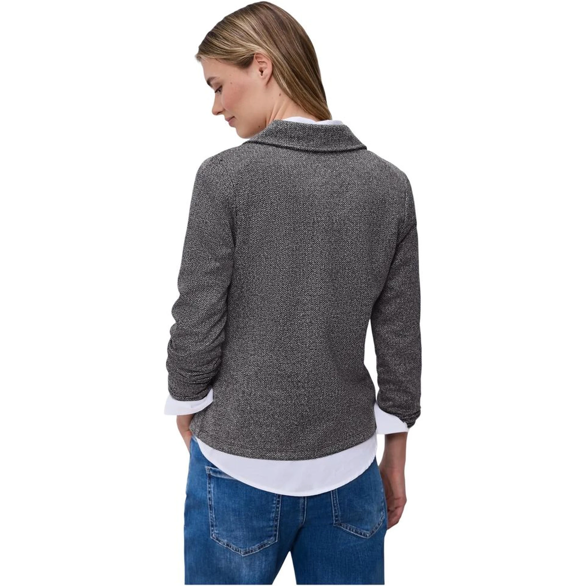 Blue Polyester Blazer