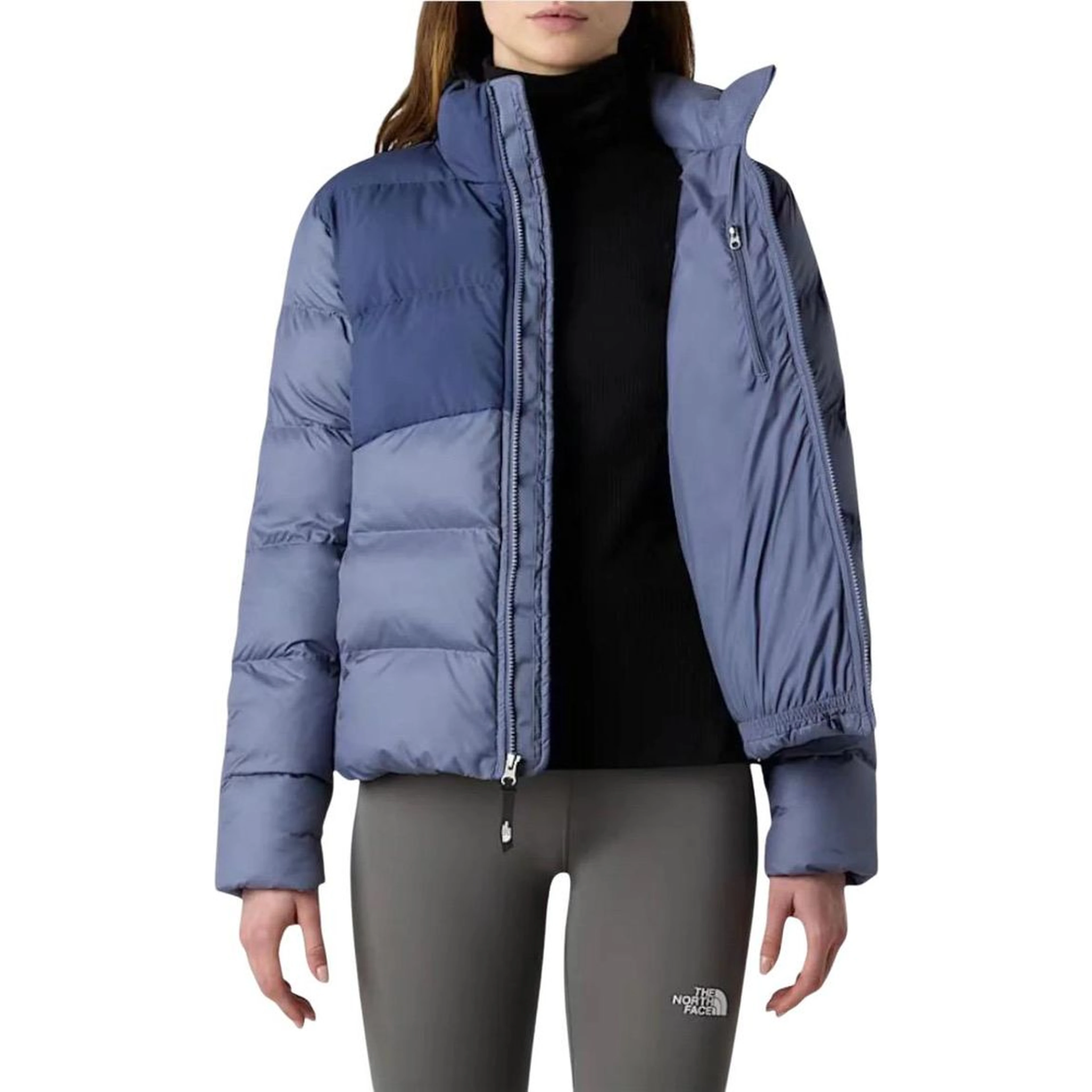 Blue Polyester Coat