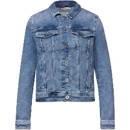 Blue Cotton Denim Jacket