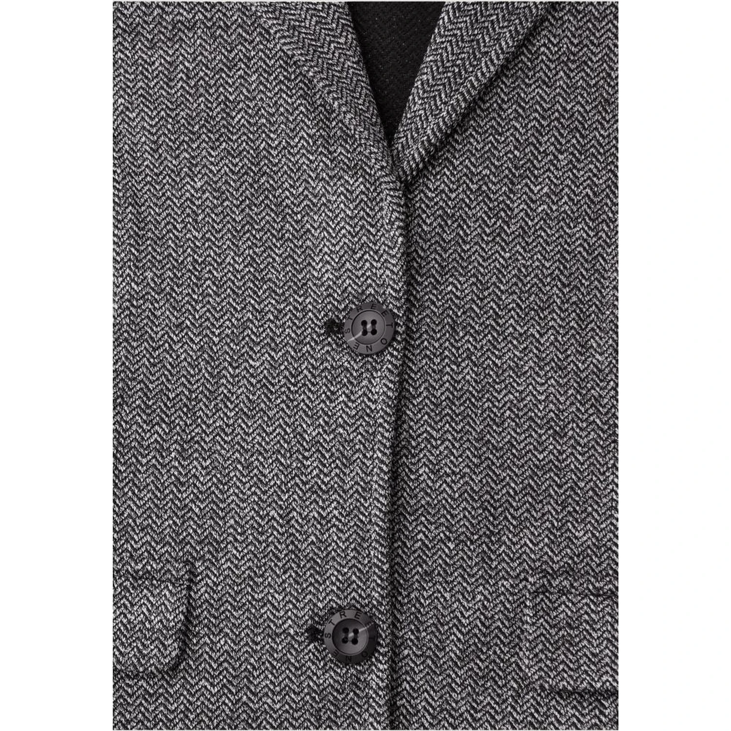 Blue Polyester Blazer