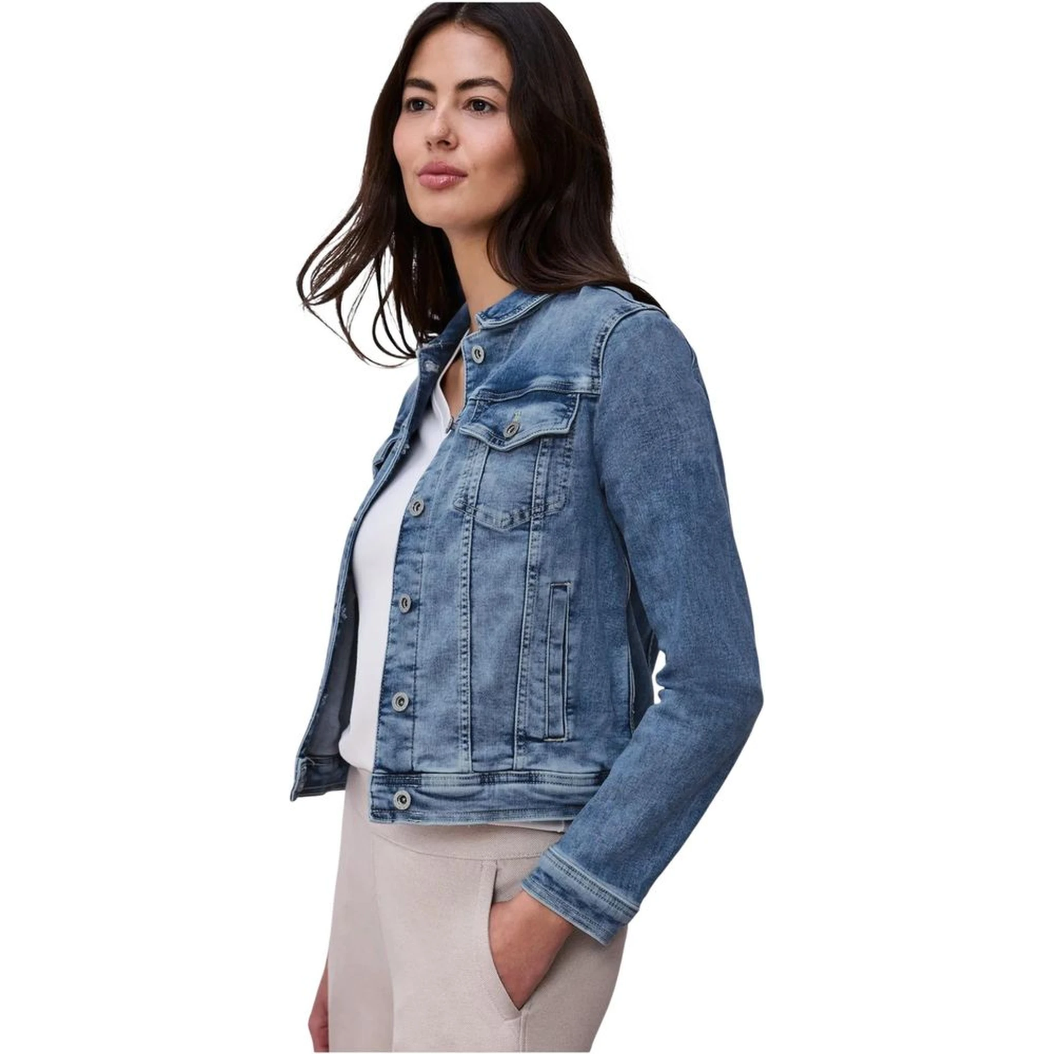 Blue Cotton Denim Jacket