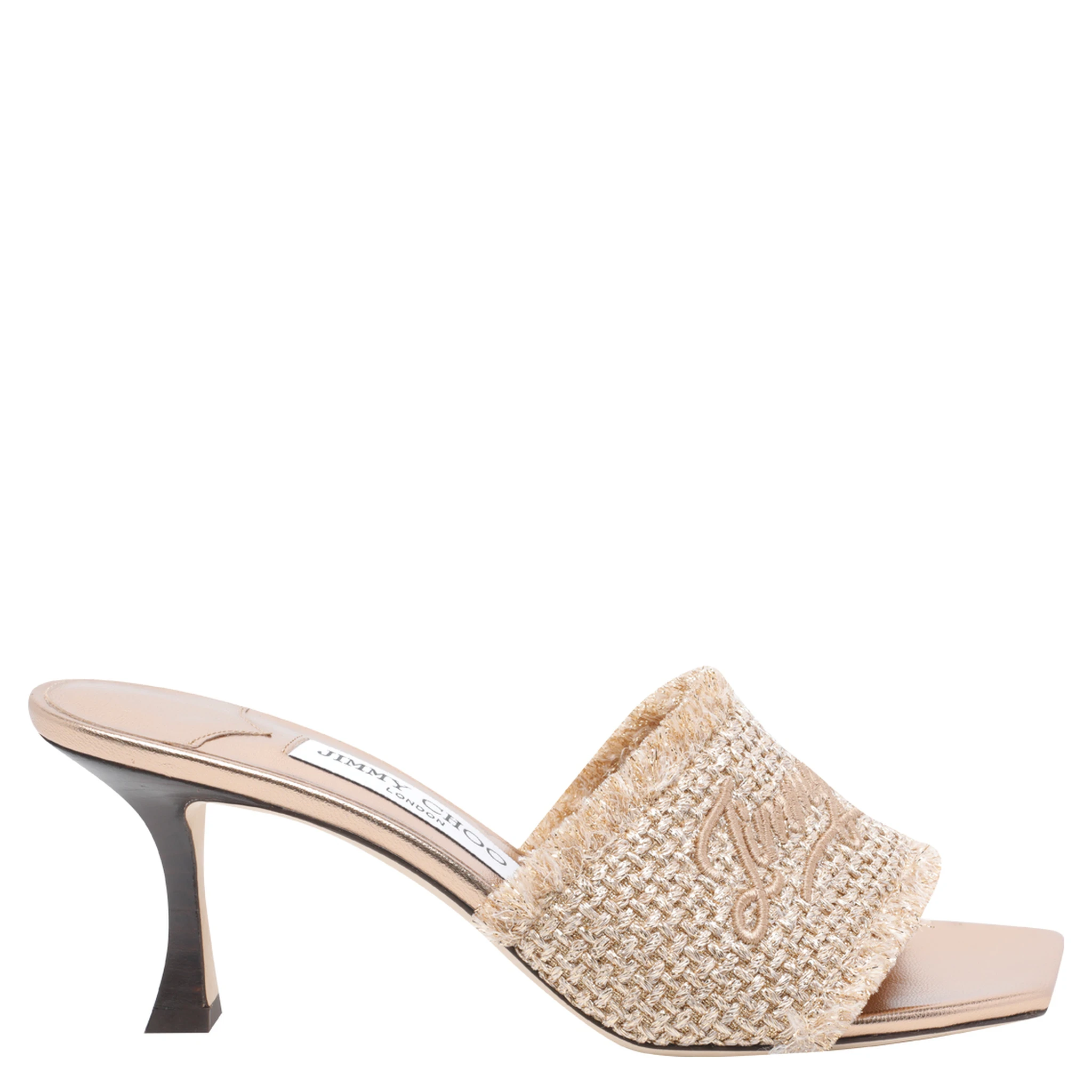 حذاء جيمي تشو بكعب بيج