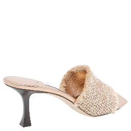 حذاء جيمي تشو بكعب بيج