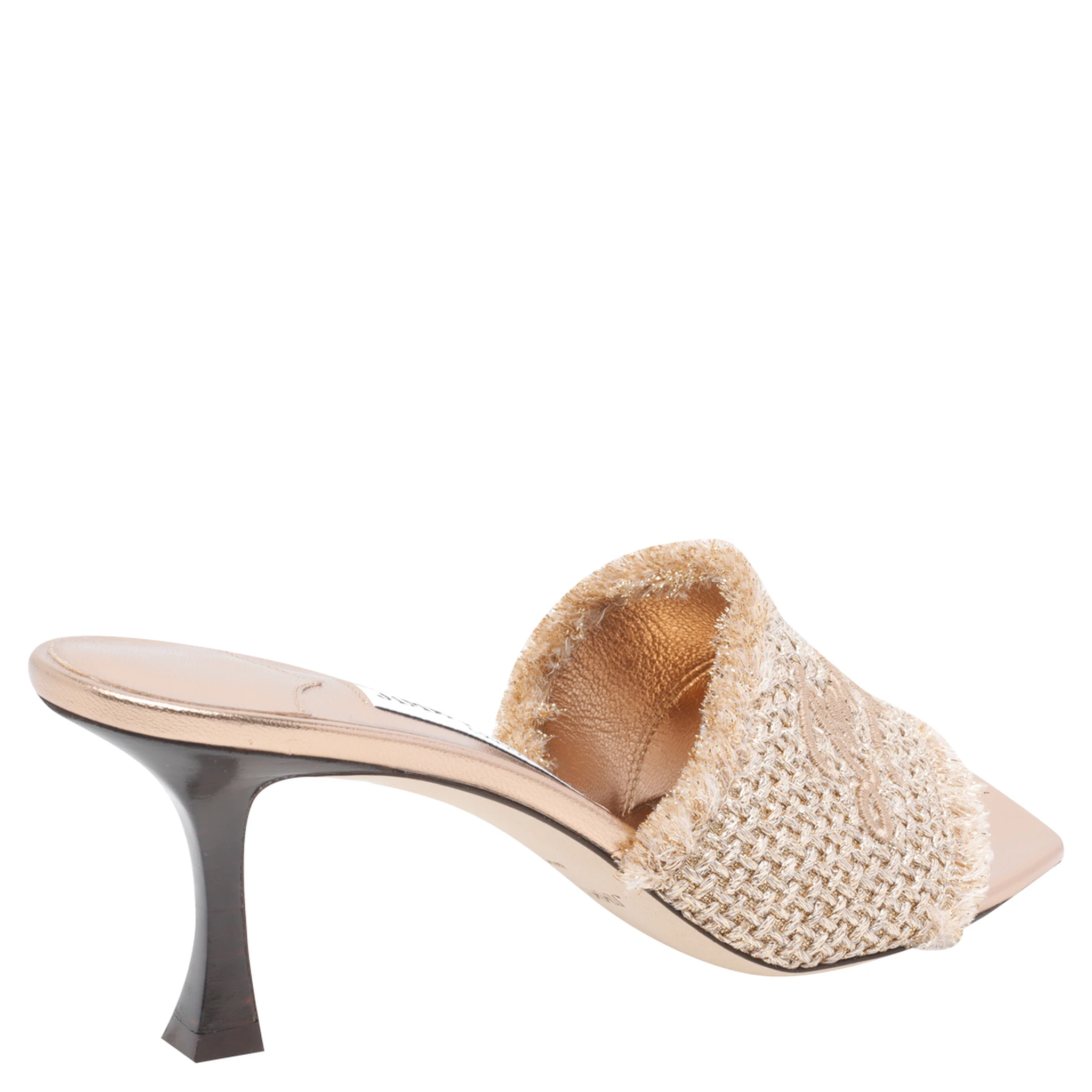 حذاء جيمي تشو بكعب بيج