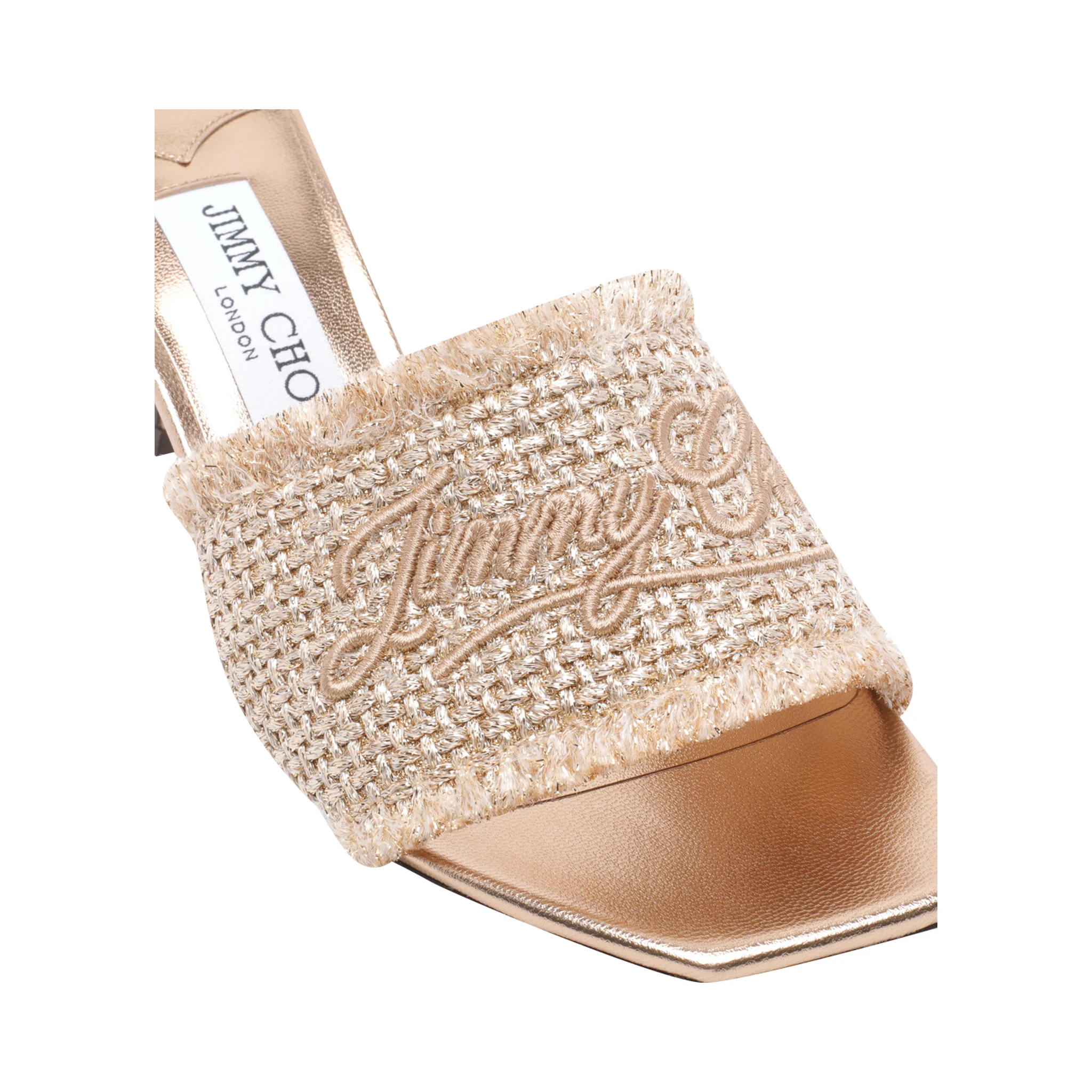 حذاء جيمي تشو بكعب بيج