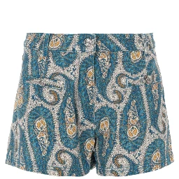 SHORTS CON STAMPA PAISLEY