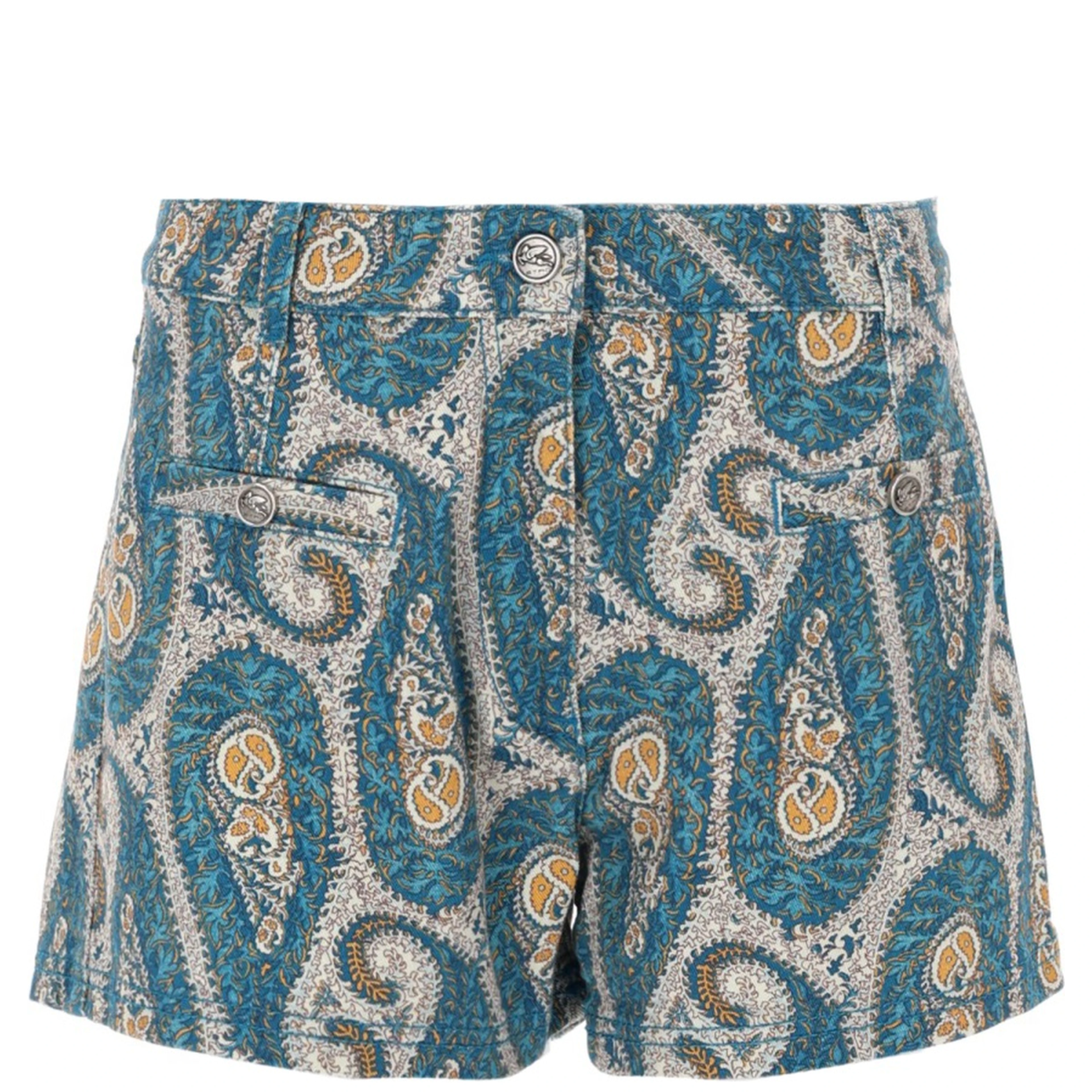 SHORTS CON STAMPA PAISLEY