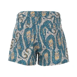 SHORTS CON STAMPA PAISLEY