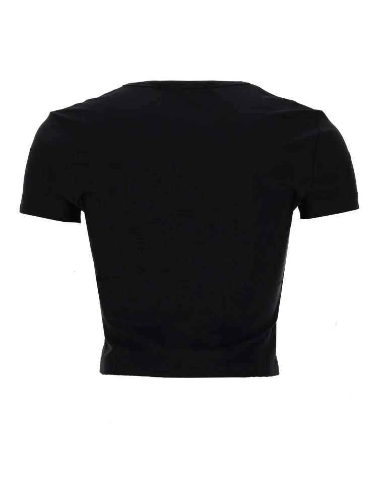 T-SHIRT CROP CON LOGO alternative