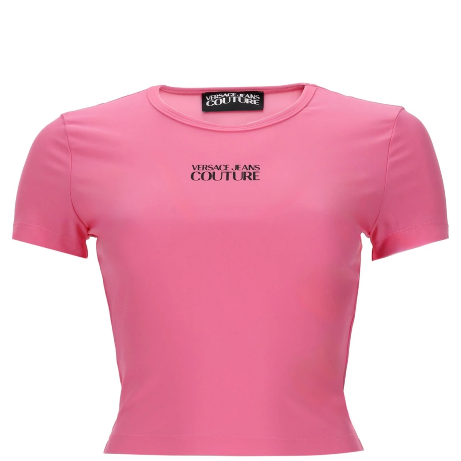 T-SHIRT CROP CON LOGO
