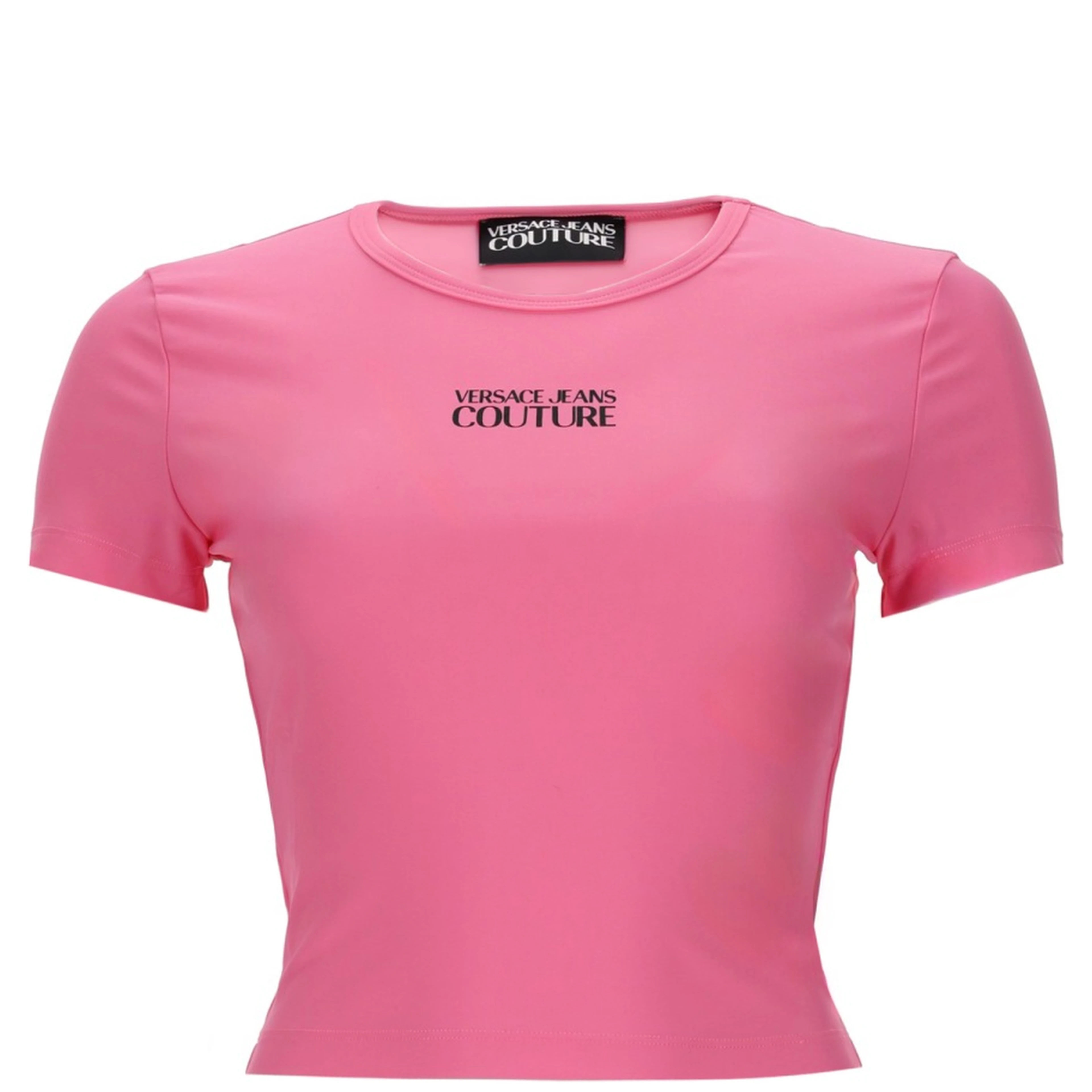 T-SHIRT CROP CON LOGO
