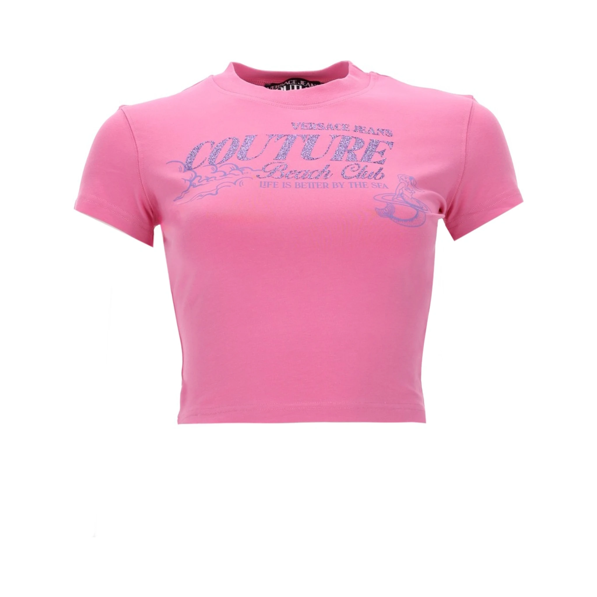 T-SHIRT CON LOGO GLITTERATO