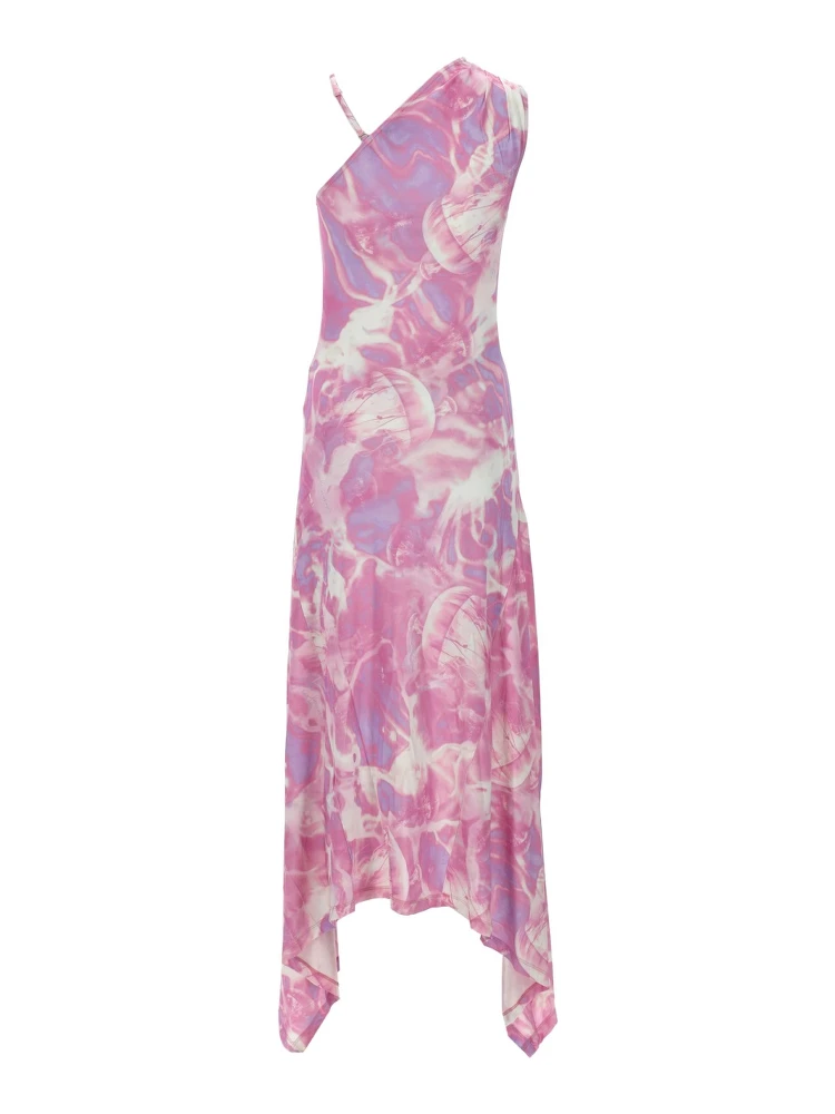 ABITO LUNGO SMANICATO CON STAMPA alternative