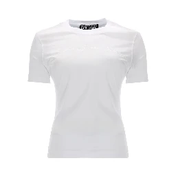 T-SHIRT CON LOGO GLITTERATO