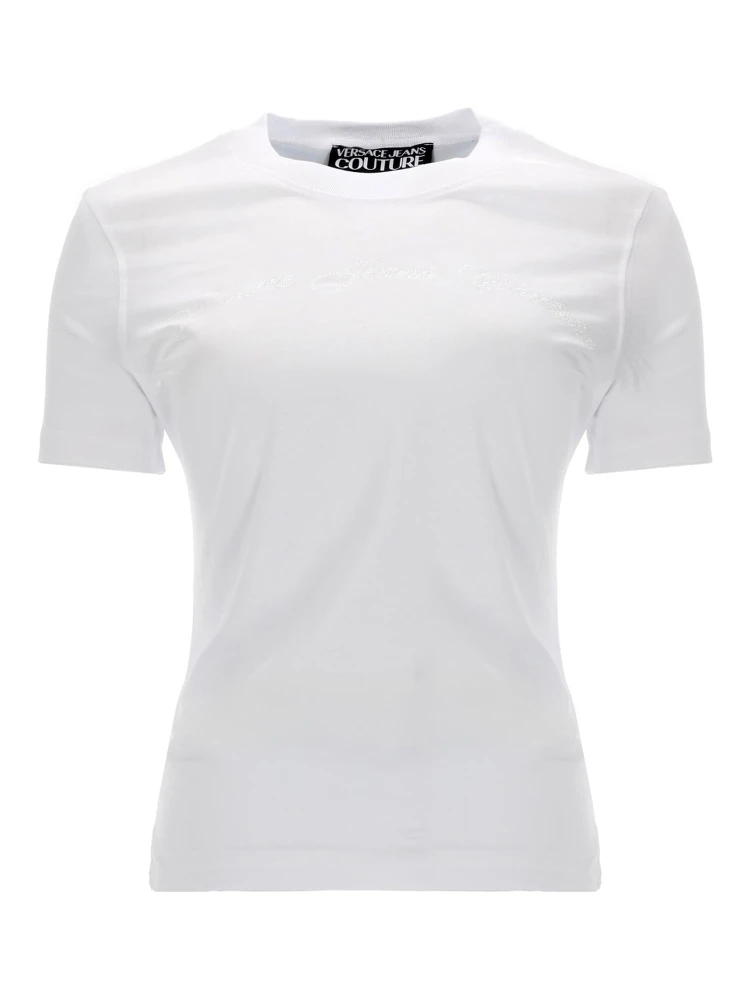 T-SHIRT CON LOGO GLITTERATO