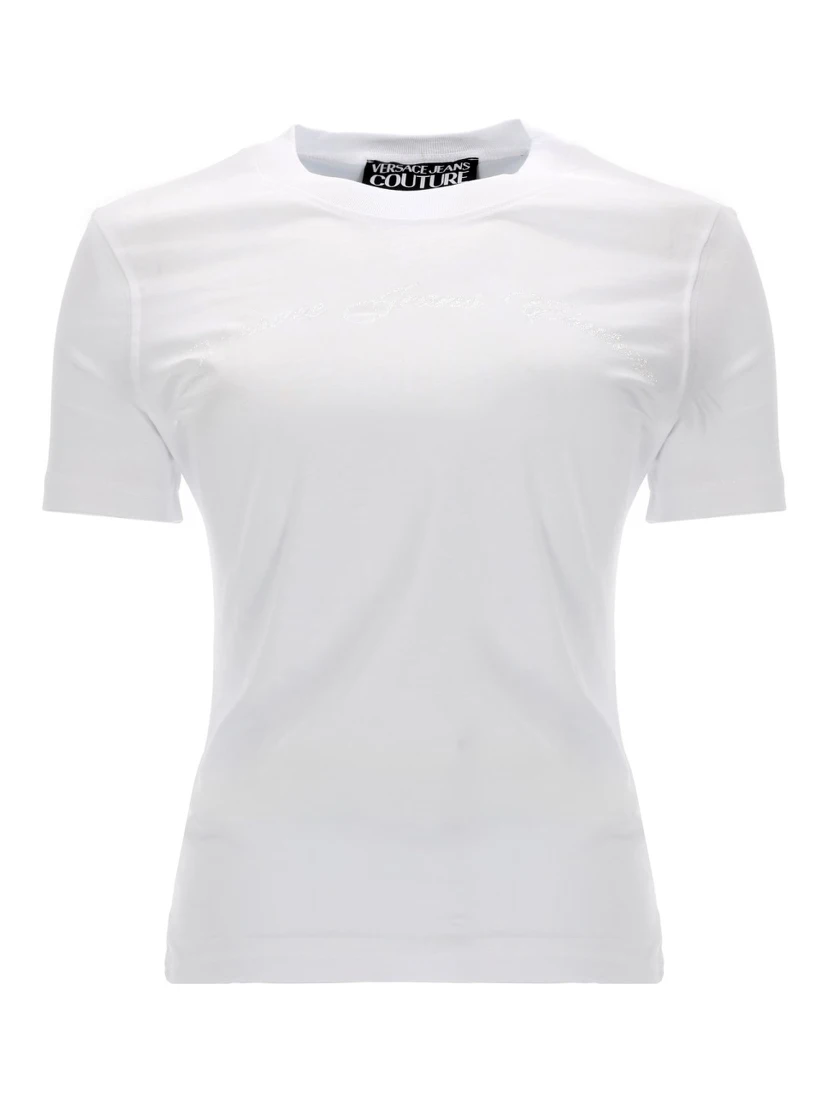 T-SHIRT CON LOGO GLITTERATO