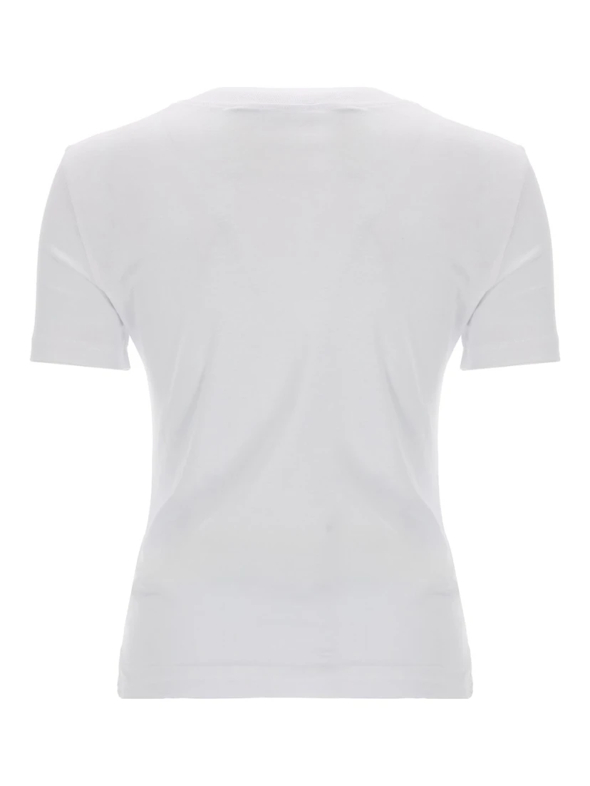 T-SHIRT CON LOGO GLITTERATO