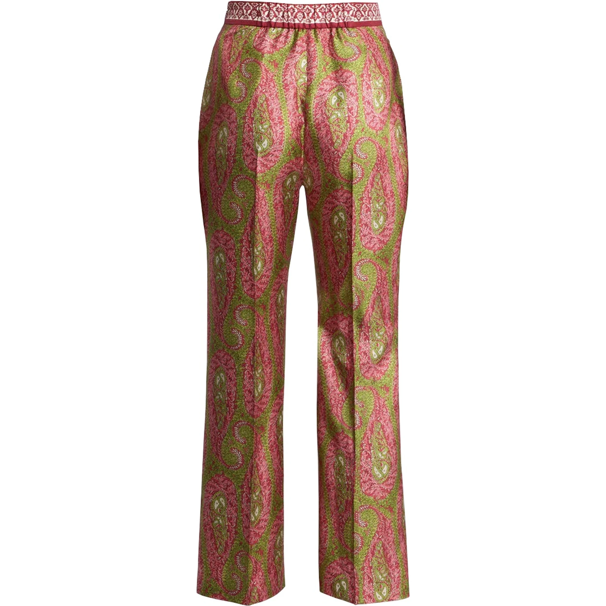 PAISLEY FOLIAGE "BOOTCUT" PANTS