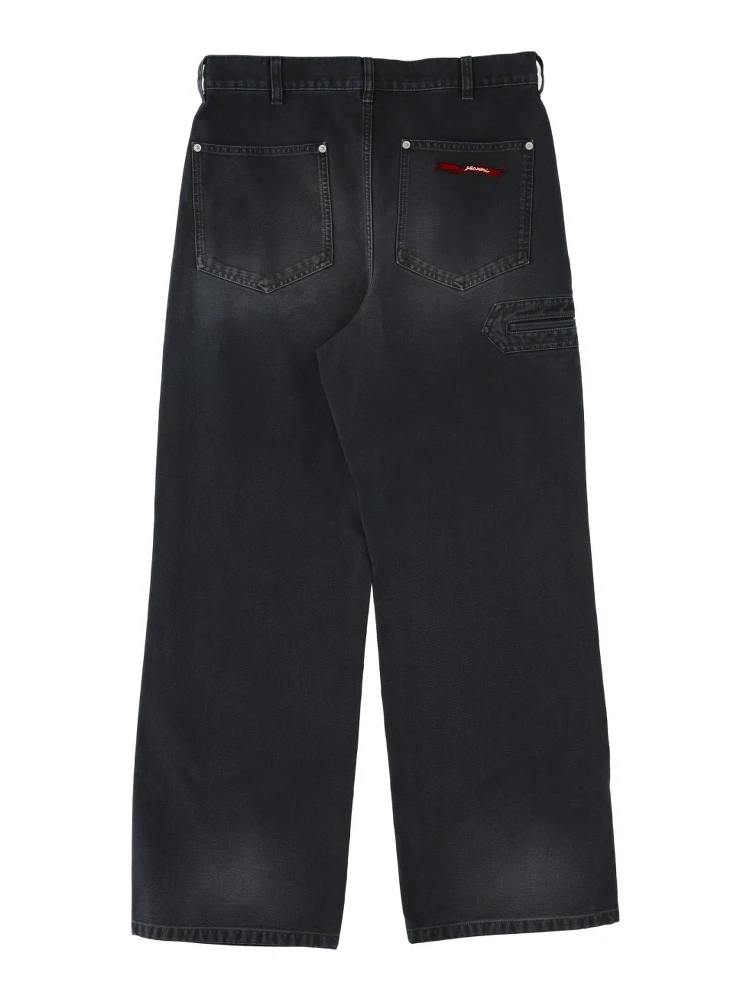 JEANS CON APPLICAZIONE LOGO alternative