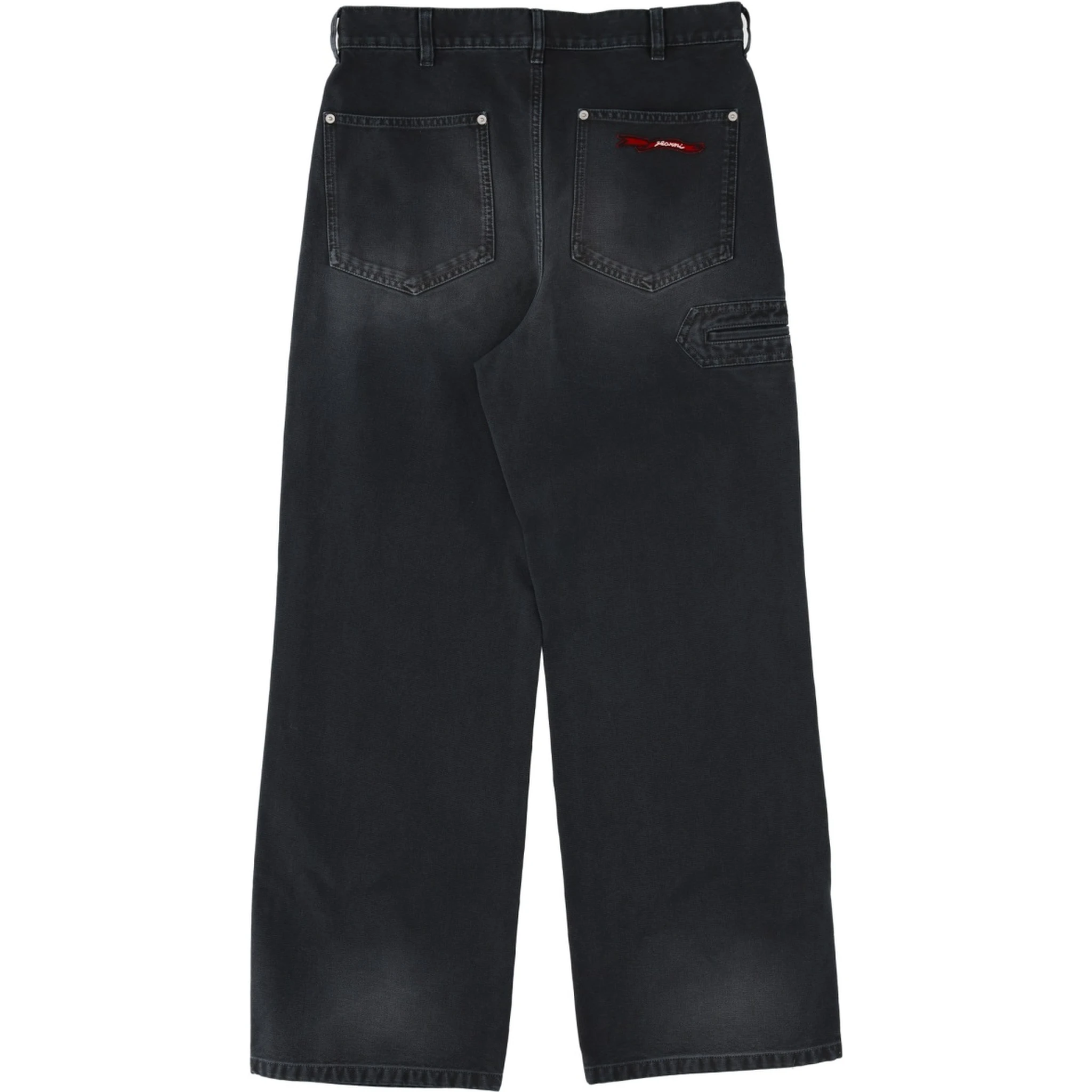 JEANS CON APPLICAZIONE LOGO