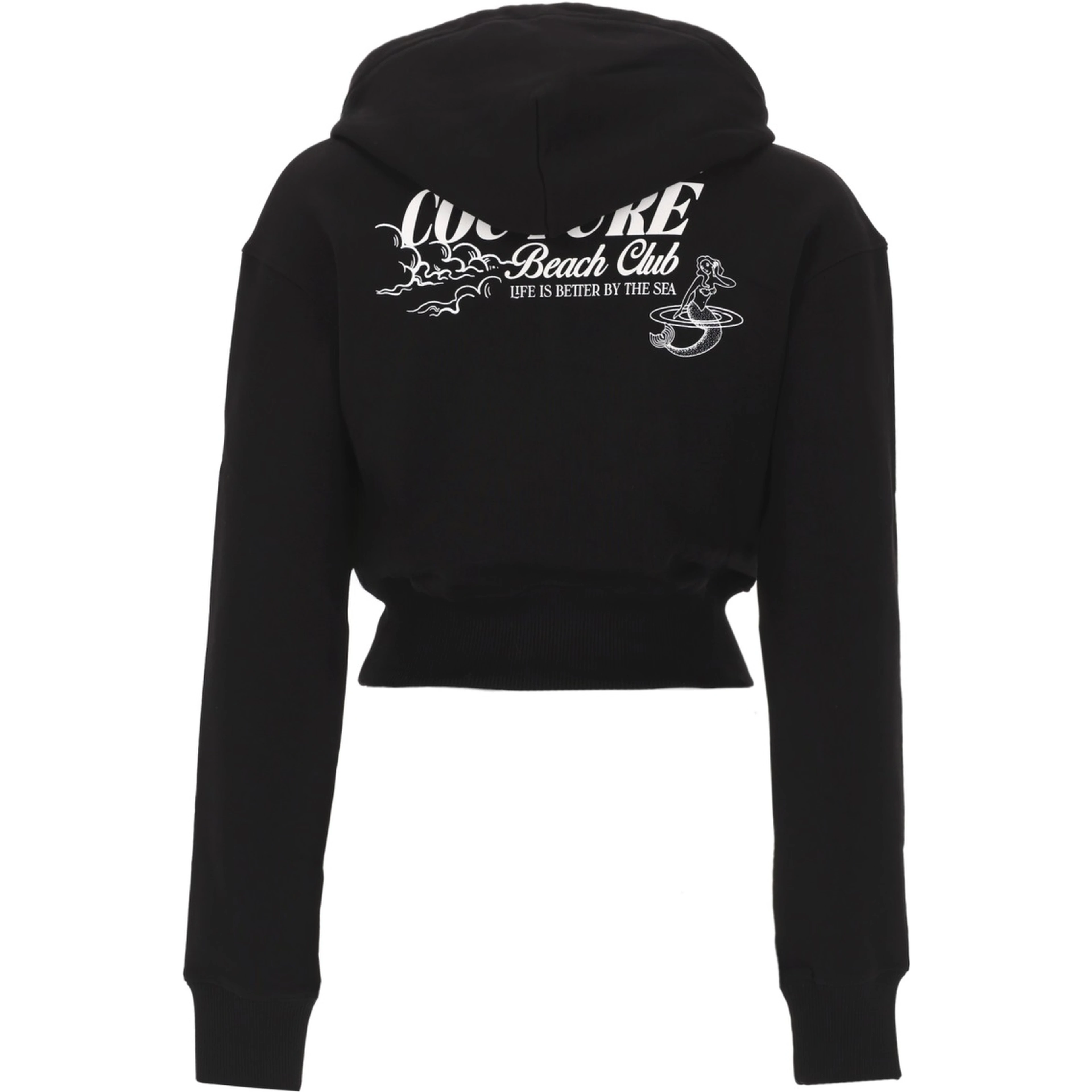FELPA CROP CON LOGO