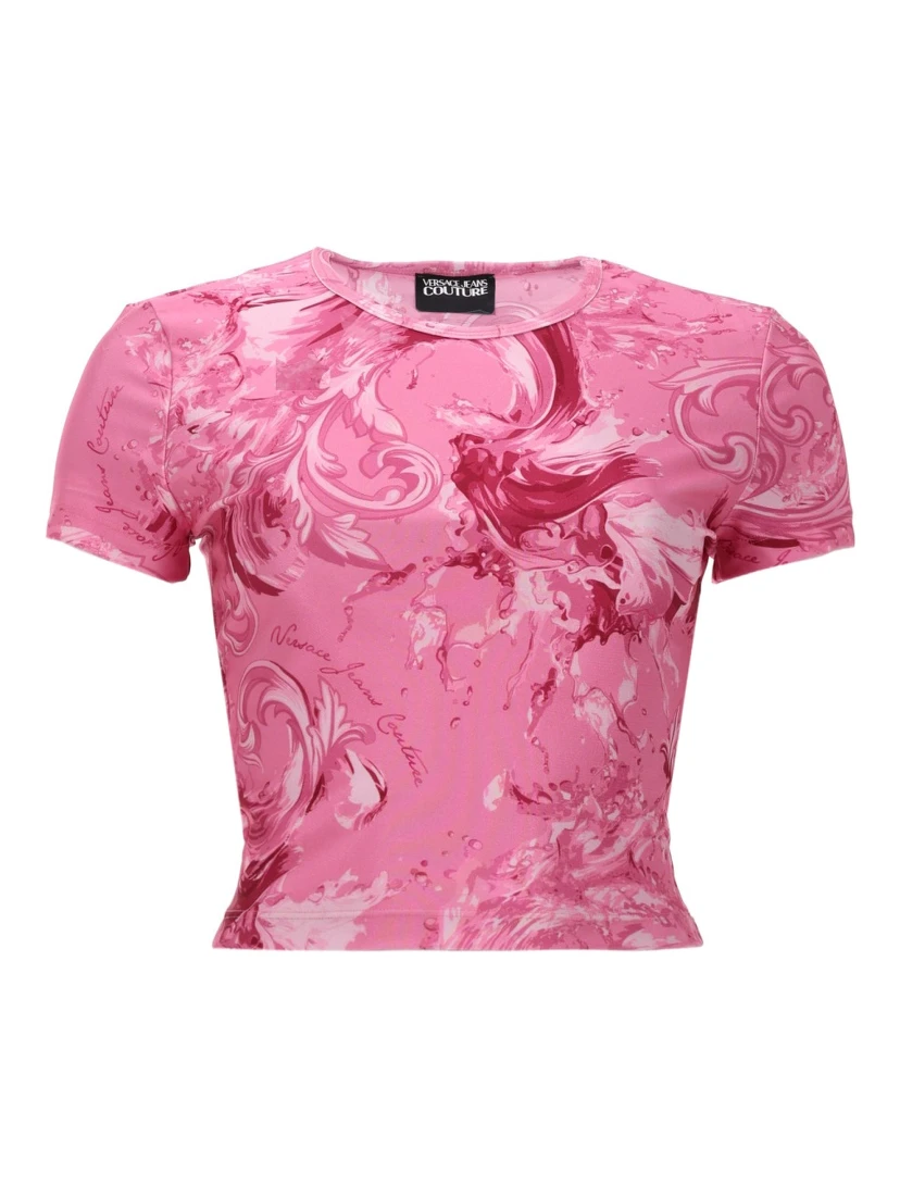 T-SHIRT CON STAMPA "WAVE"