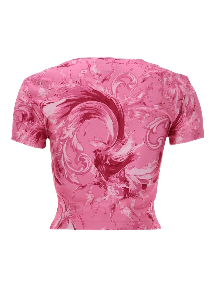 T-SHIRT CON STAMPA "WAVE"