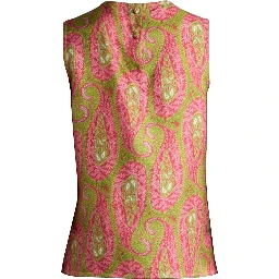PAISLEY FOLIAGE PATTERN TOP