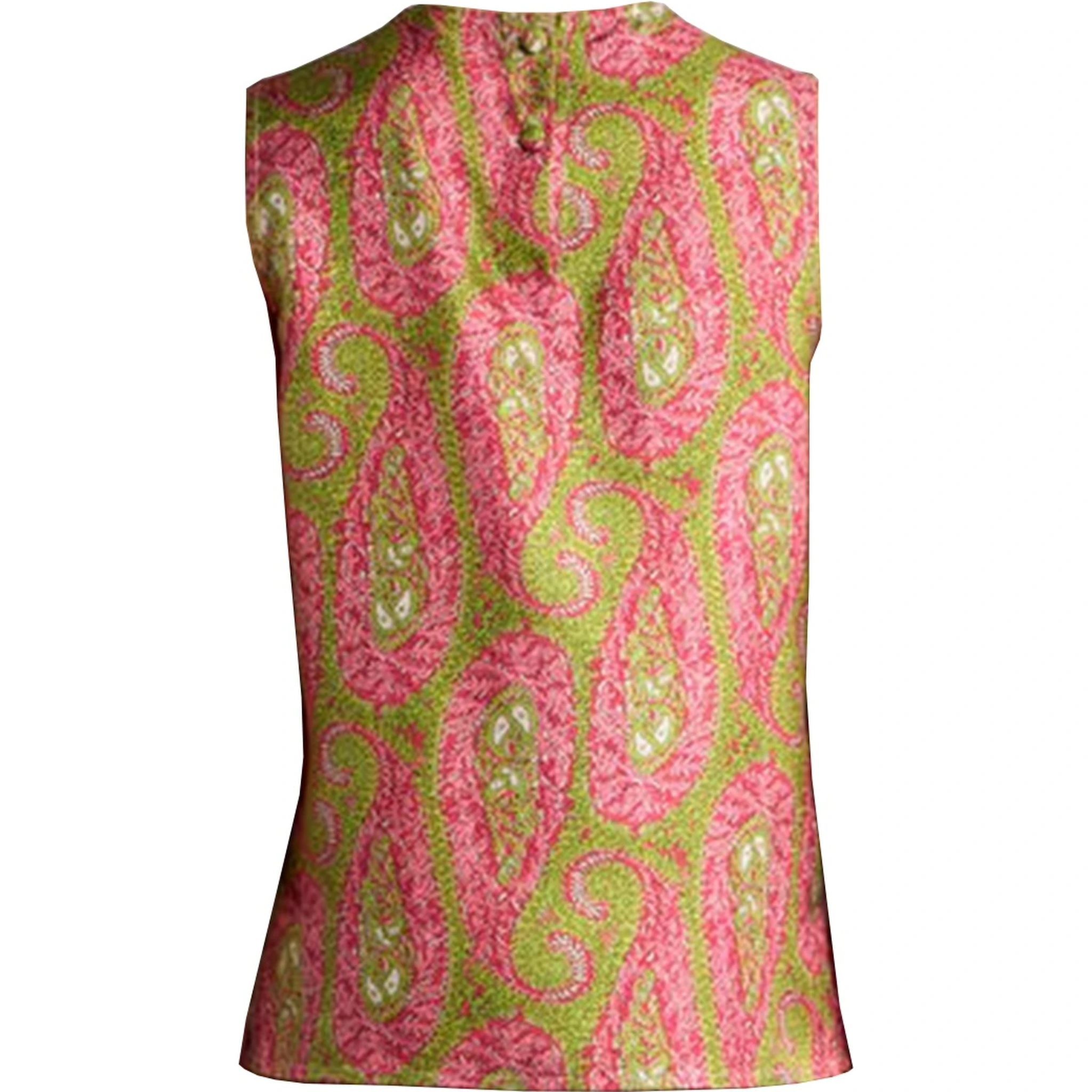 PAISLEY FOLIAGE PATTERN TOP