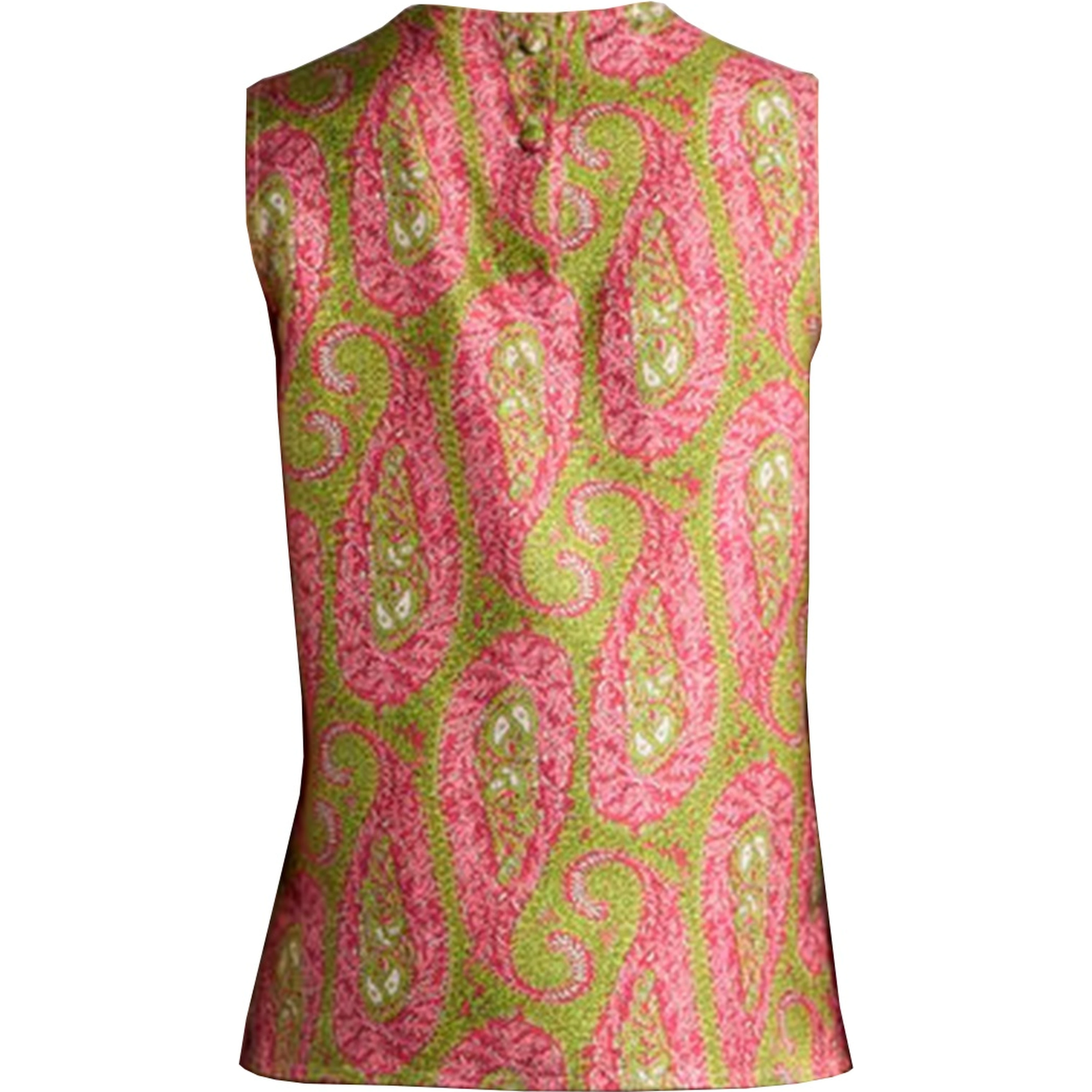 PAISLEY FOLIAGE PATTERN TOP
