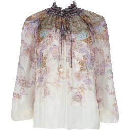 BLUSA "LUNA" CON MANICHE A SBUFFO