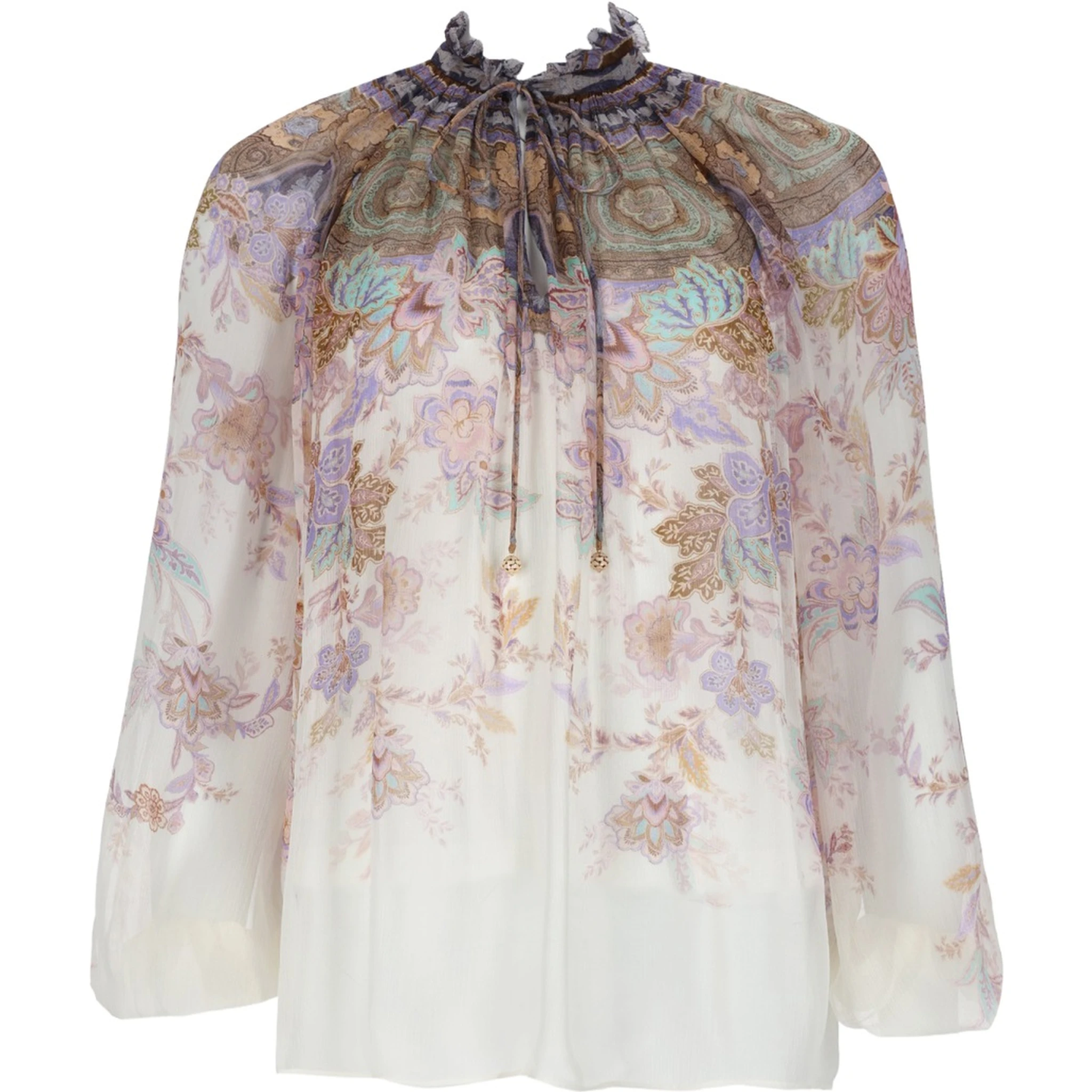 BLUSA "LUNA" CON MANICHE A SBUFFO