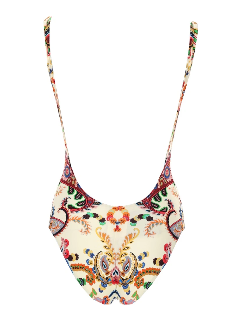 COSTUME INTERO CON MOTIVO PAISLEY FLOREALE