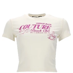 T-SHIRT CON LOGO GLITTERATO