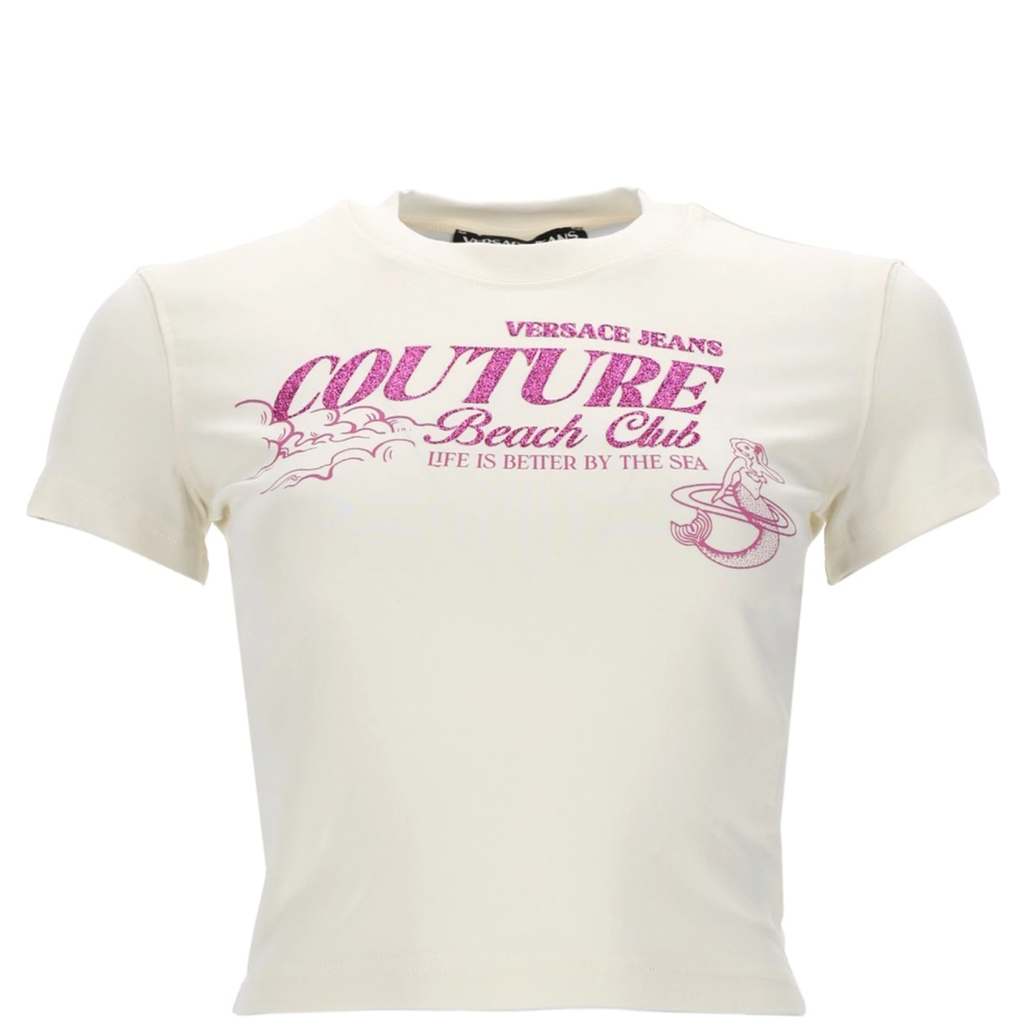 T-SHIRT CON LOGO GLITTERATO