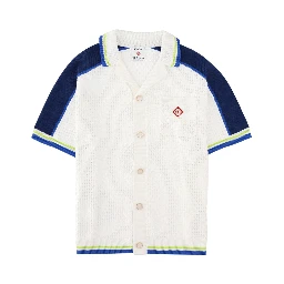CAMICIA IN CROCHET CON LOGO