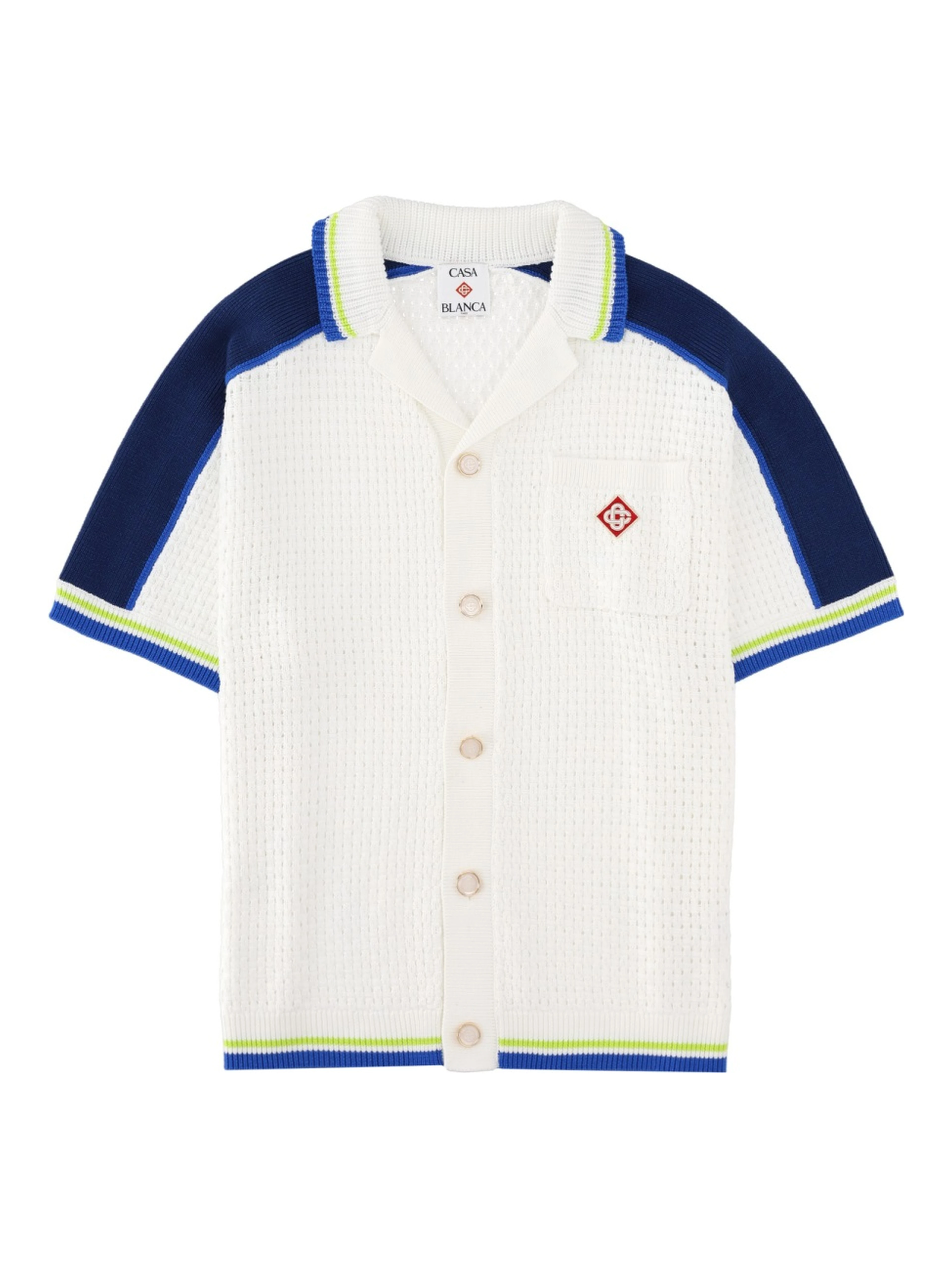 CAMICIA IN CROCHET CON LOGO