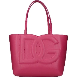 Pink Leather Handbag