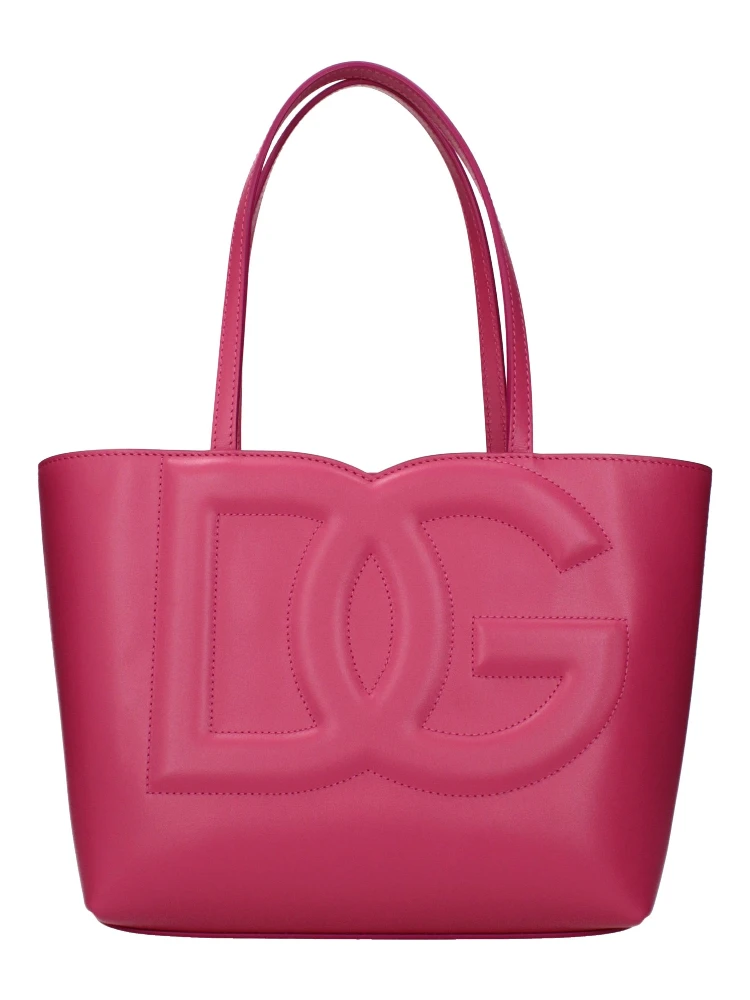 Pink Leather Handbag