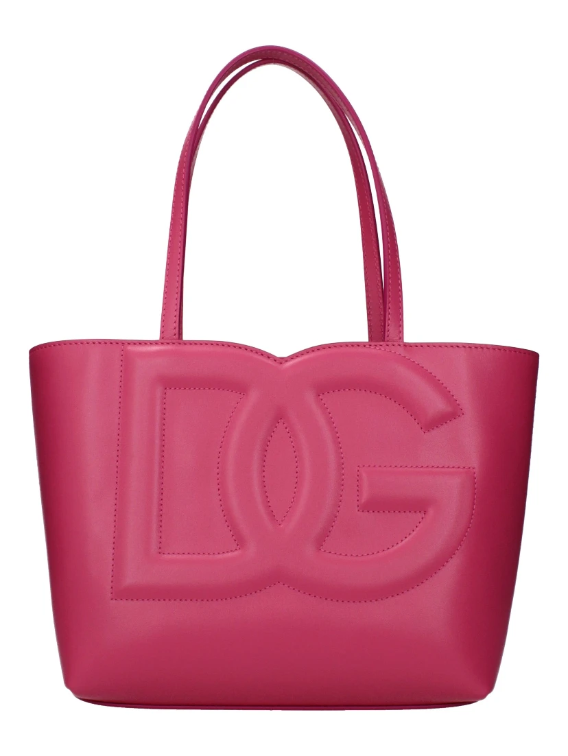Pink Leather Handbag