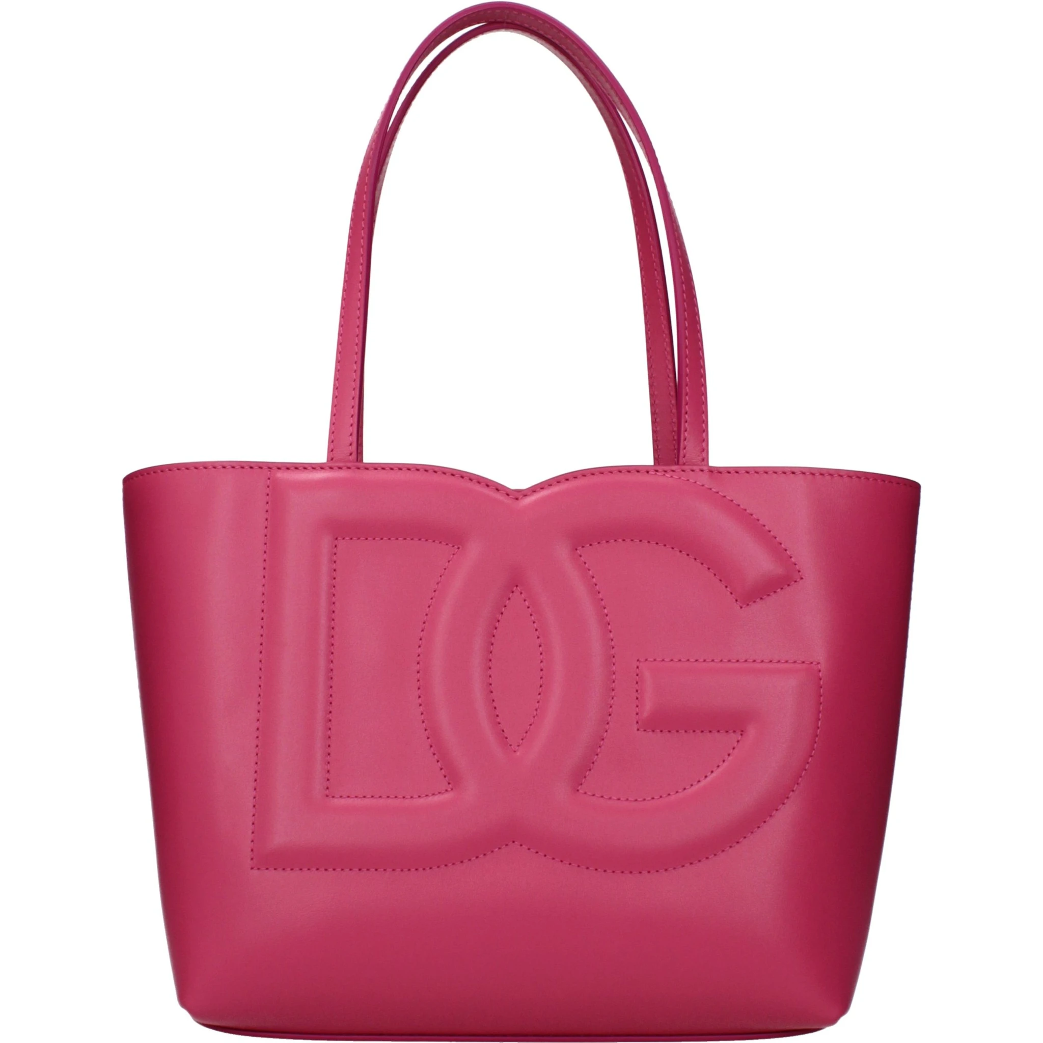 Pink Leather Handbag