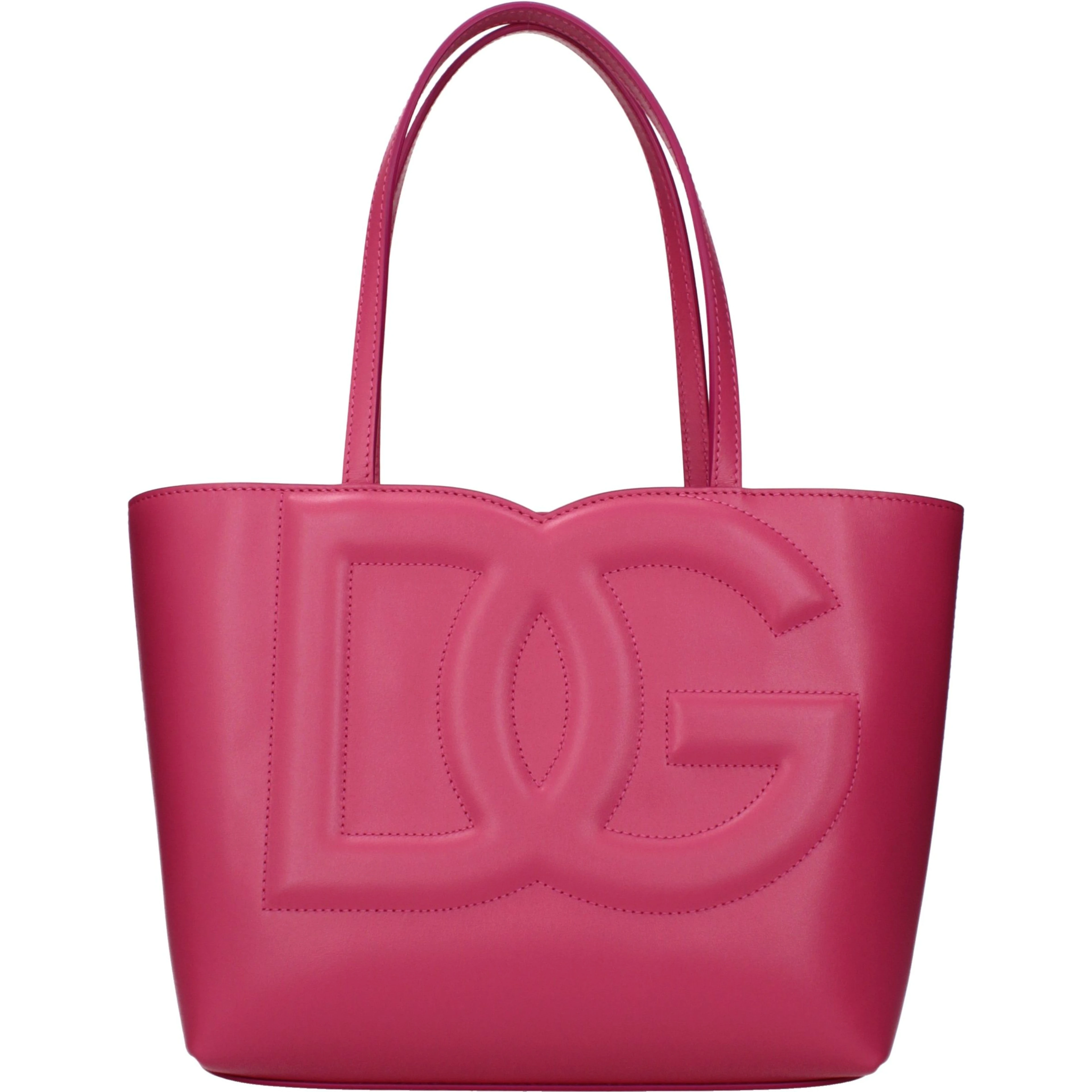 Pink Leather Handbag