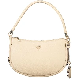 Beige Polyethylene Handbag