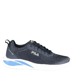Blue Polyester Athletic Sneakers