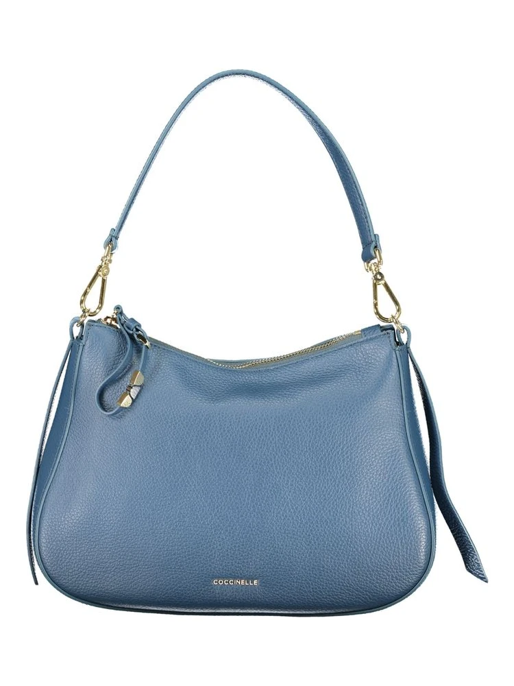 Blue Leather Handbag