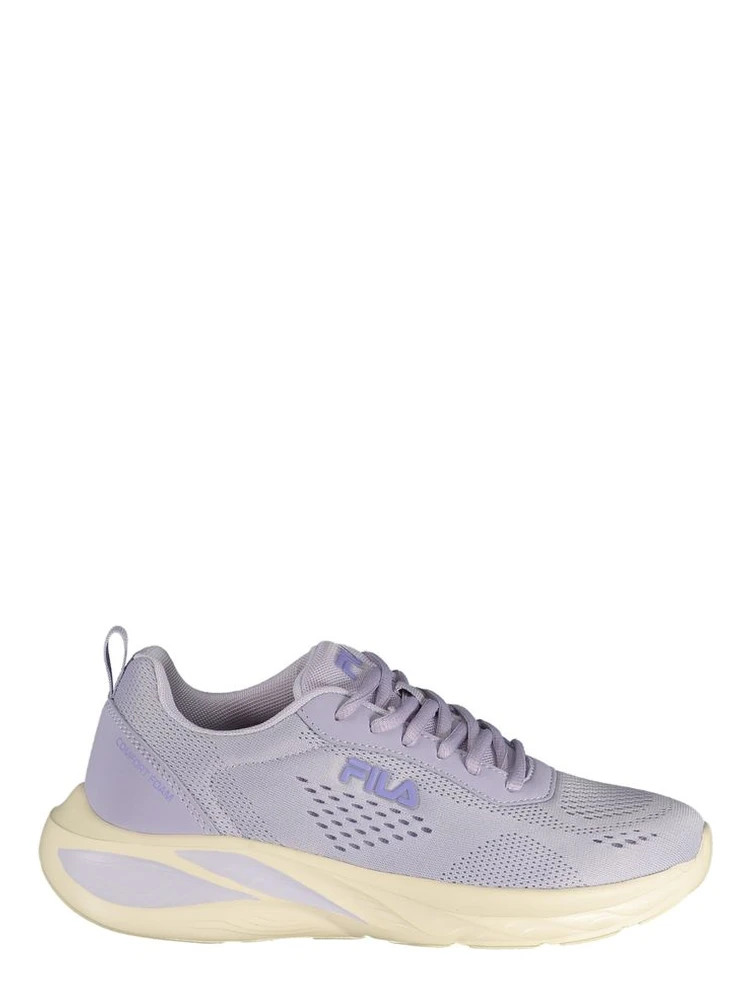 Purple Polyester Athletic Sneakers