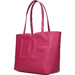 Pink Leather Handbag