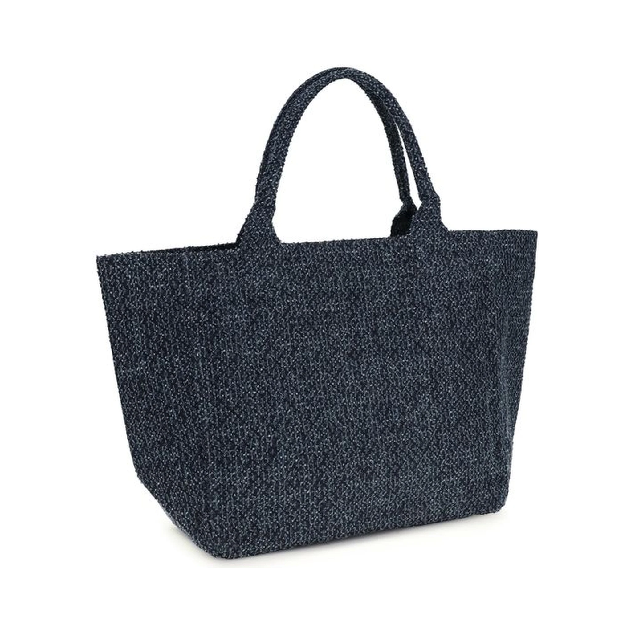 Blue Cotton Shoulder Bag